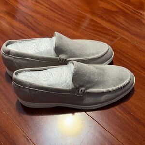 Grey Beige Loafers